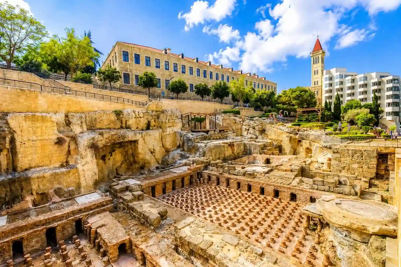 Beirut Romans Bath in downtown
